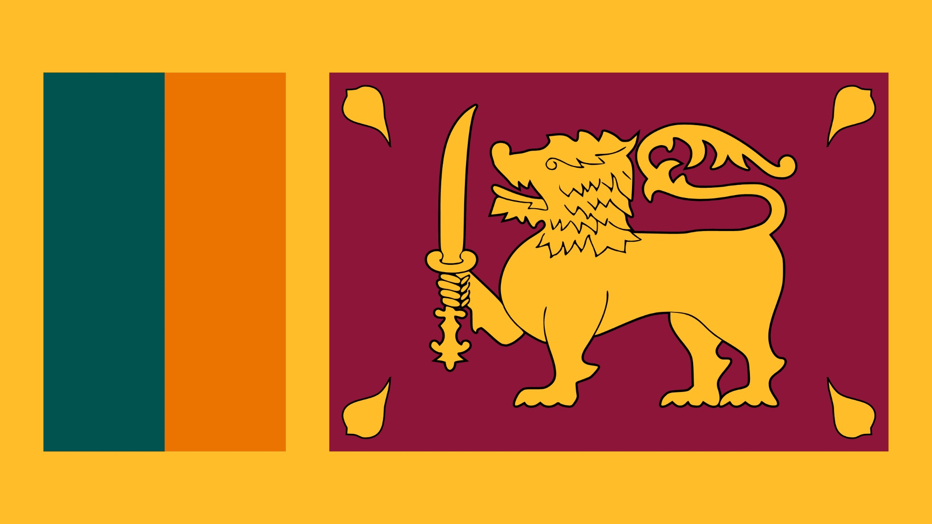sri lankan flag